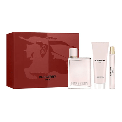 SET PERFUME BURBERRY HER EDP 100 ML + 10 ML + BODY LOTION 75 ML BY BURBERRY 20251