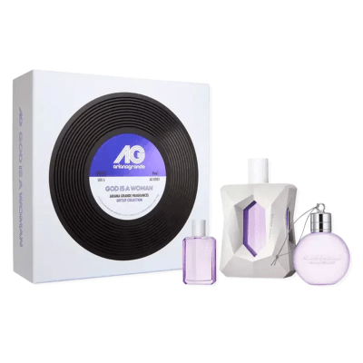SET PERFUME GOD IS A WOMAN EDP 100 ML + MINI 7.5 ML + SHOWER GEL 75 ML1