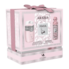 ESTUCHE PERFUME LE CHAMEAU ARABIA HAYA 100 ML MUJER EDP