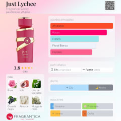 JUST LYCHEE 100 ML MUJER
