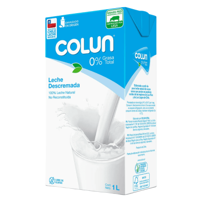 LECHE COLUN DESCREMADA 1LT