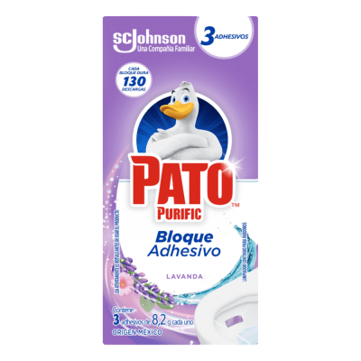 PATO PURIFC BLOQUE ADHESIVO LAVAN 3U 8,2GR