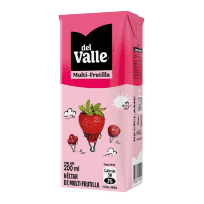 JUGO BOMBILLIN DEL VALLE FRUTILLA 200 ML