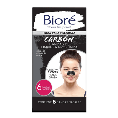 BIORÉ BANDAS NASALES 6 BANDAS