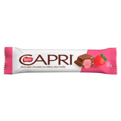 CHOCOLATE CAPRI FRUTILLA 30G