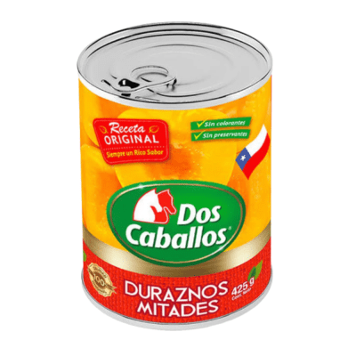 durazno mitades 425g dos caballos