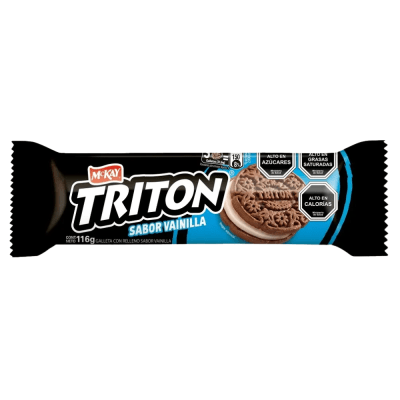 GALLETA TRITON 116G SABOR VAINILLA