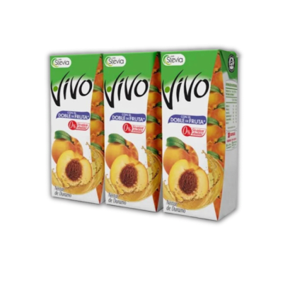 VIVO DURAZNO X3 190 ML
