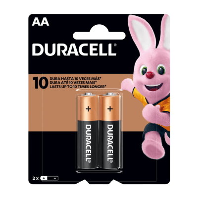 PILAS DURACEL AA X2