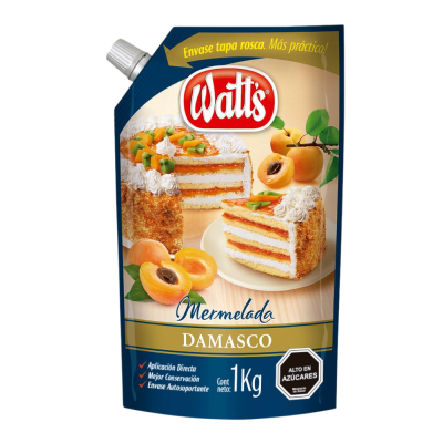 MERMELADA DAMASCO WATTS 1KG