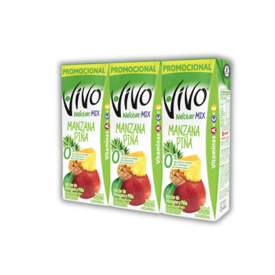 VIVO PIÑA X3 190 ML