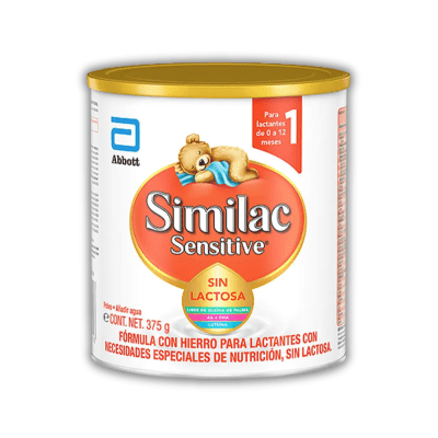 SIMILAC SENSITIVE SIN LACTOSA 375 GR