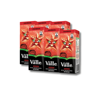 NECTAR DEL VALLE MANZANA 6 X 200ML