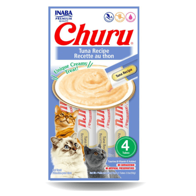 Churu gatos Atún 4 tubos 60gr