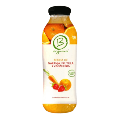 BEBIDA NARANJA FRUTILLA ZANAHORIA 400ML