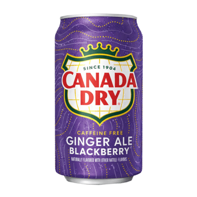 CANADA DRY GINGER ALE BLACKBERRY 355ML