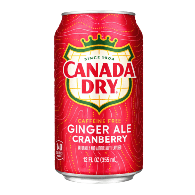 CANADA DRY GINGER ALE CRAMBERRY 355ML