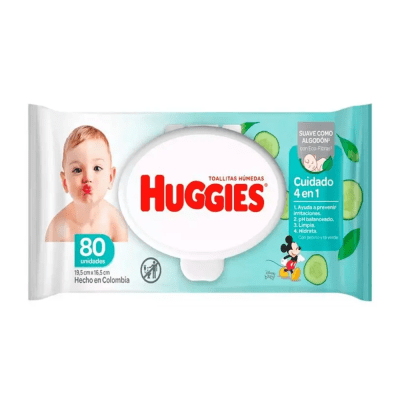 HUGGIES TOALLAS HUMEDAS 80UND