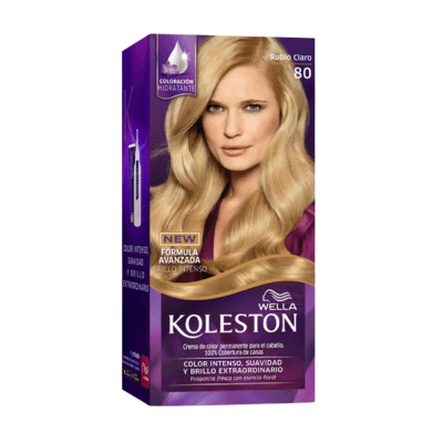 KOLESTON TINTE MINI KIT RUBIO CLARO 80
