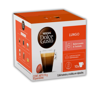 CAPSULAS DOLCE GUSTO LUNGO 70GX10
