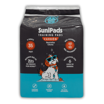 SUNI PADS CARBÓN 35U 60X90CM