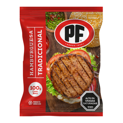 HAMBURGUESA PF TRADICIONAL 100GR