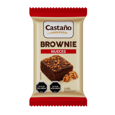 BROWNIE NUECES CASTAÑO 62GR
