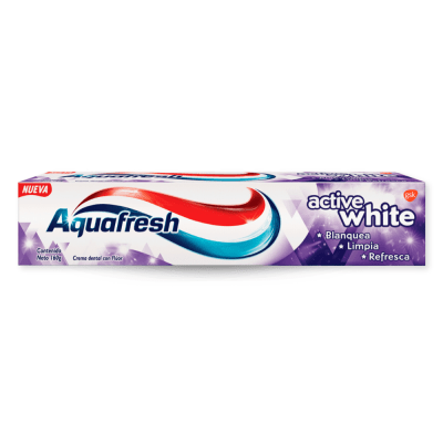 PASTA DENTAL AQUAFRESH ACTIVE WHITE 160GR