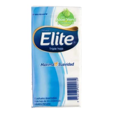 PAÑUELO ELITE INDV CON ALOE VERA 10U