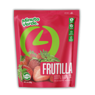 MINUTO VERDE FRUTILLA 500GR