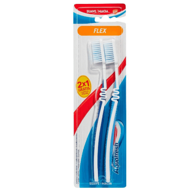 CEPILLO DENTAL FLEX SUAVE 2X1