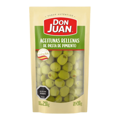 ACEITUNAS RELLENAS DON JUAN 450GR