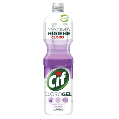 CLORO GEL LAVANDA CIF 800ML