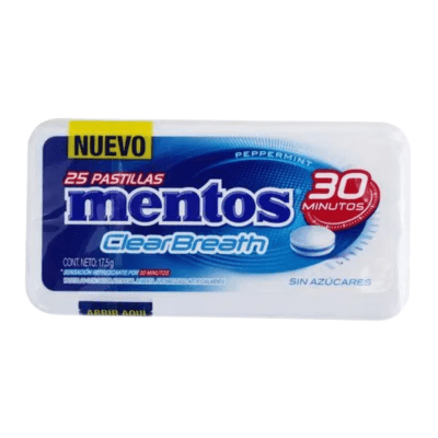 MENTOS PASTILLA SIN AZUCAR AZUL 17,5GR
