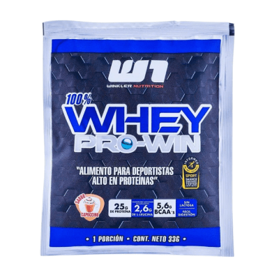 WHEY PRO WIN SACHET 33G CAPUCCINO