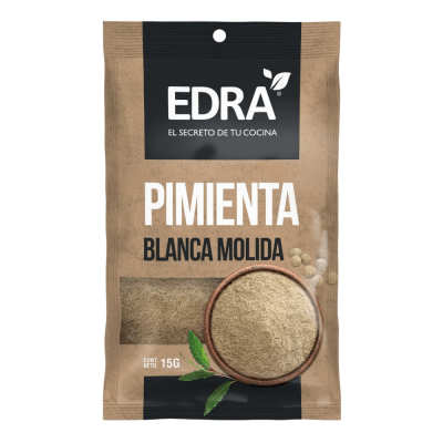 PIMIENTA BLANCA MOLIDA EDRA 15G