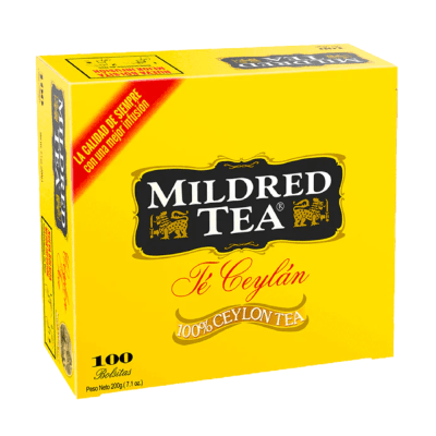 CAJA MILDRED TEA 100 BOLSITAS