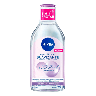 AGUA MICELAR SUAVIZANTE 400ML NIVEA