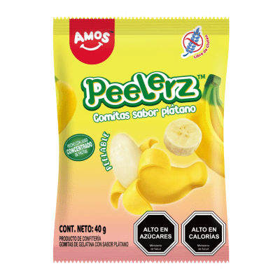 GOMITAS PEELERZ SABOR PLATANO 40GR