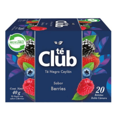 TE CLUB BERRIES 20 BOLSITAS