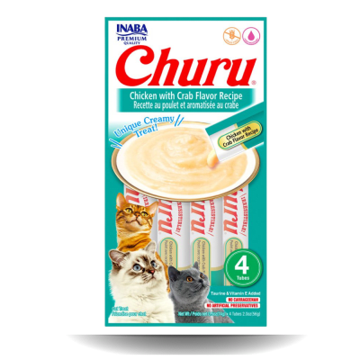 CHURU GATO POLLO CON CANGREJO 56G