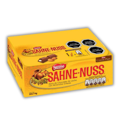 SAHNE NUSS DISPLAY 20X14G