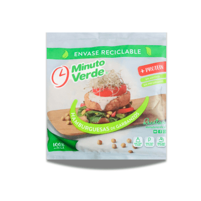 MINUTO VERDE HAMBURGUESAS DE GARBANZOS 100G