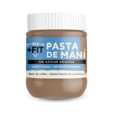 PASTA DE MANI WILD FIT SABOR COOKIES  340G