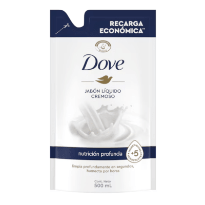 JABON LIQUIDO DOVE 500ML