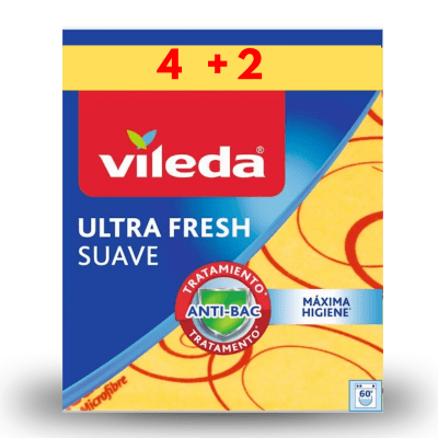 PAÑO ULTRA FRESH SUAVE VILEDA 4+2