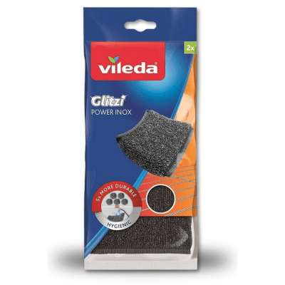 ESPONJA GLITZI INOX VILEDA X2