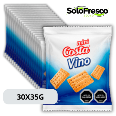 CAJA GALLETAS COSTA MINI VINO 30X35G