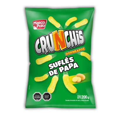 MARCO POLO CRUNCHIS HORNEADOS SUFLES DE PAPA 200G