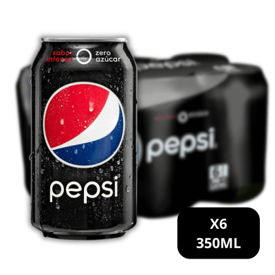 PEPSI ZERO 350ML X6